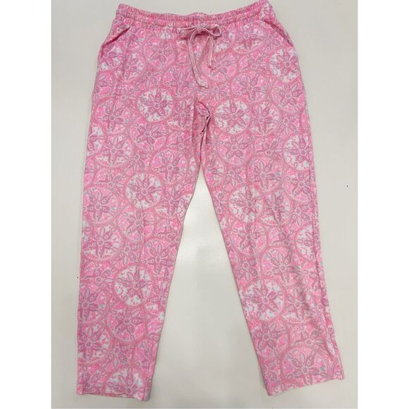 Vineyard Vines Womens Pink Sand Dollar Drawstring Knit Pants Size Small - Picture 4 of 4